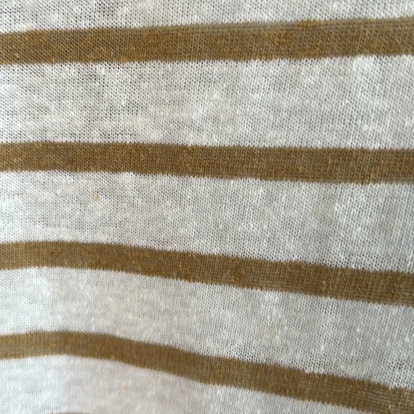 Women’s Universal Threads boxy crop top size 2x large tan & white stripes NEW - Picture 7 of 7